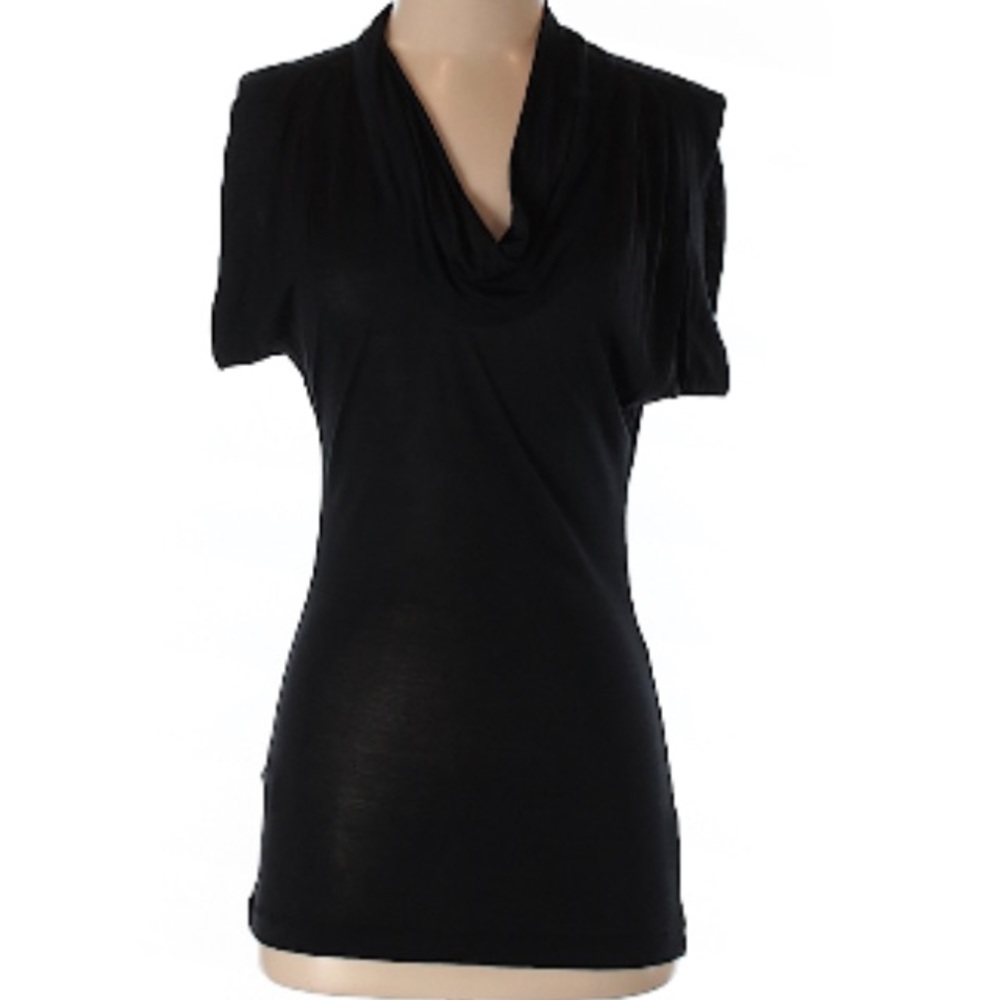 sale Bcbgmaxazria cowl/fluttersleeve blouse - Picture 2 of 7